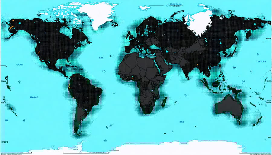 Visualization of worldwide marine species tracking data with community contribution markers