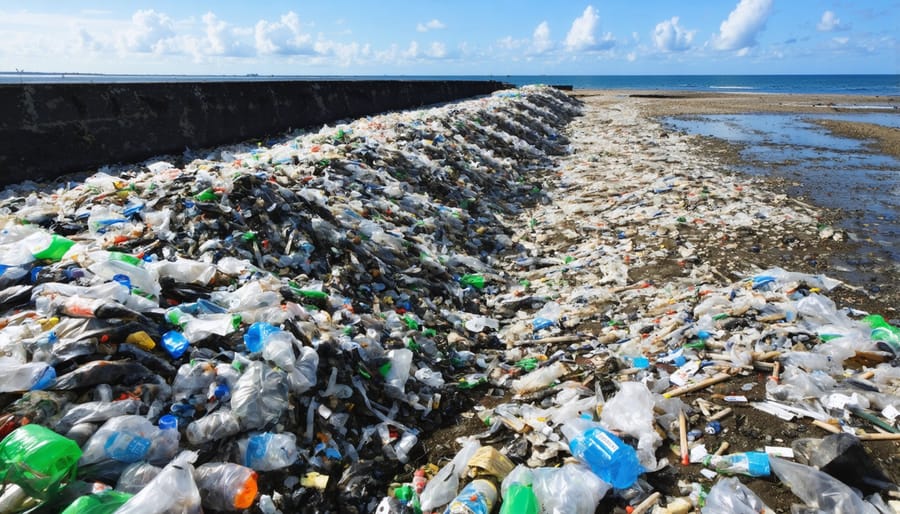 Industrial facility converting marine waste into recycled materials