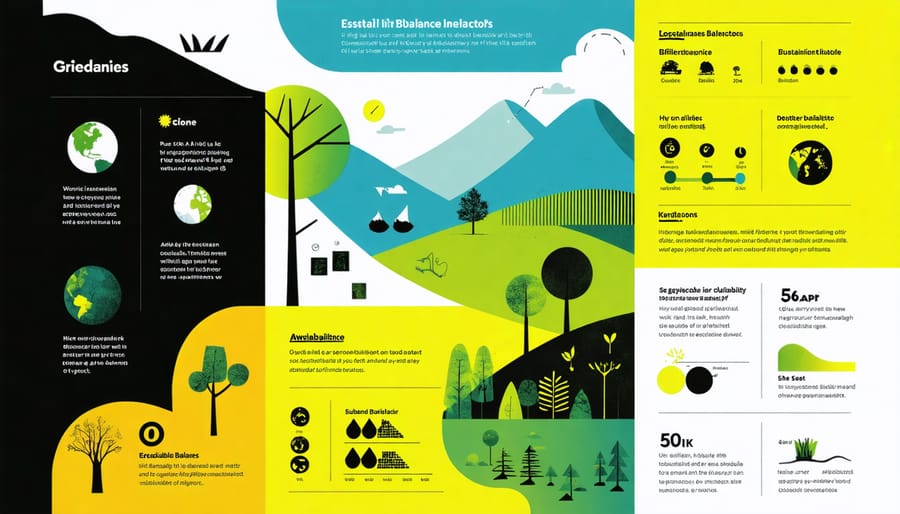 Visual representation of key sustainability indicators for marine geothermal energy systems