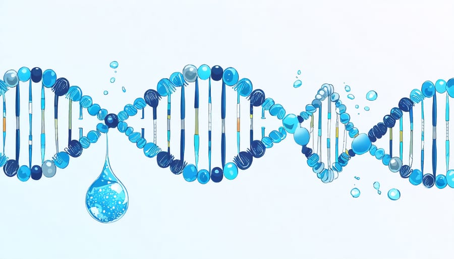 DNA sequencing visualization from marine environmental samples with corresponding genetic code readouts