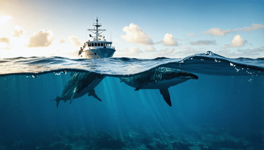 Marine policy professional on research vessel representing career success in ocean conservation