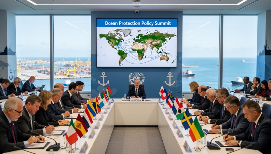 International delegates meeting to discuss maritime policy and ocean protection